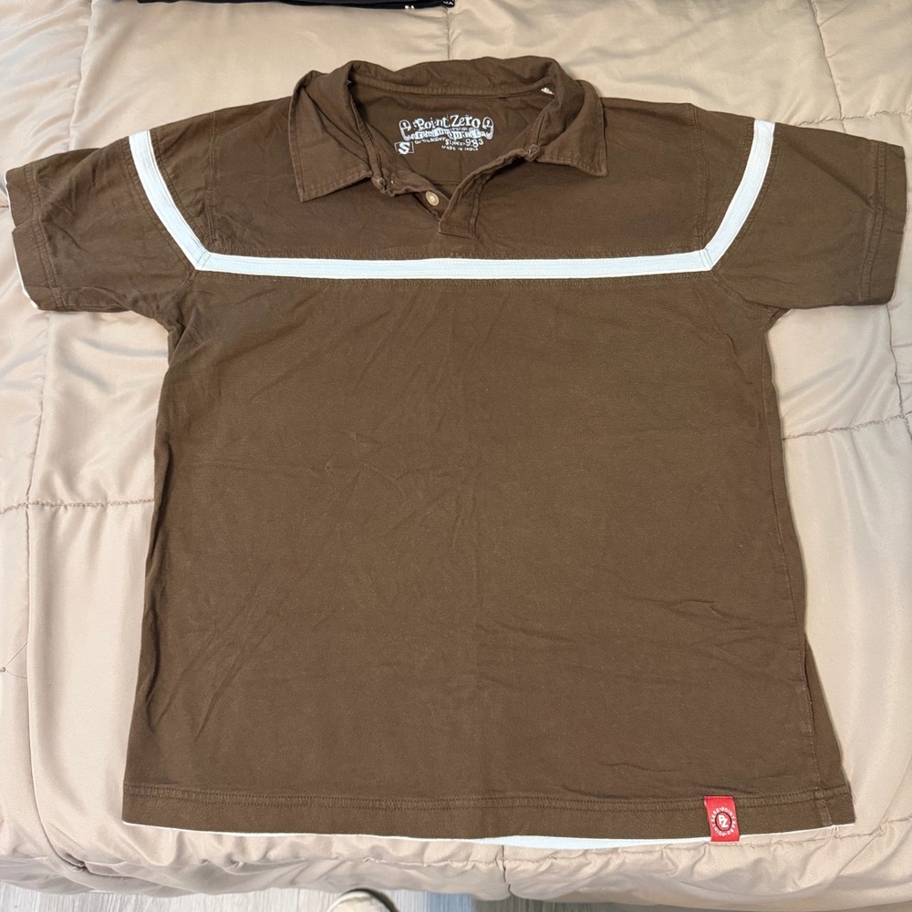 Point Zero Brown Polo Shirt